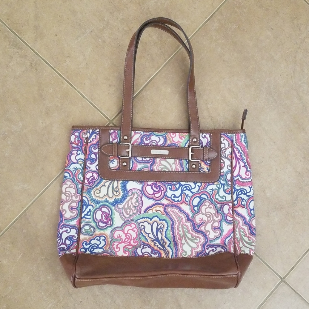 Nine & Co Floral Toatbag Purse